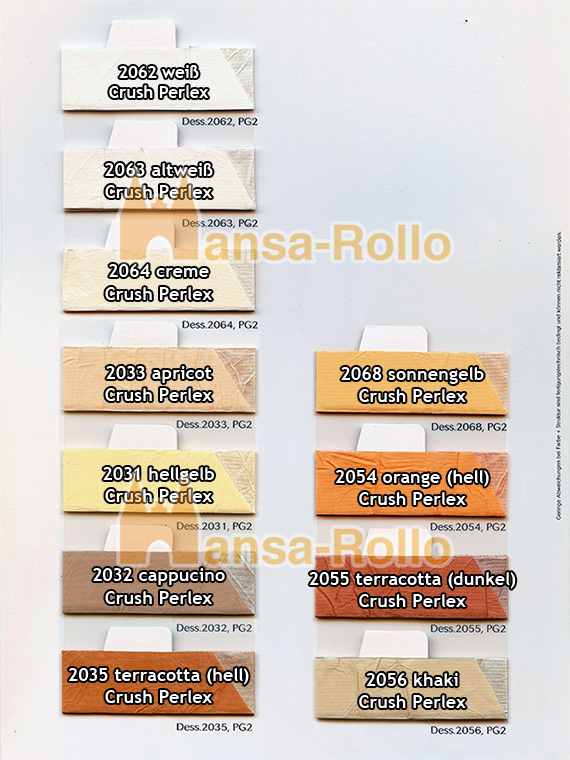 Original Cosiflor Plissee Faltstore Faltrollo auf Maß gefertigt Preisgruppe  2 Crush Perlex