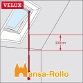 Original Velux Verlngerung 100 cm fr Teleskop-Bedienungsstange ZCT 100