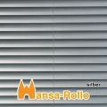 Standard Aluminium Jalousie - Jalousetten in 140 cm Hhe wei, silber oder creme