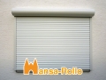 Alu-Rolladen Kasten halbrund rollgeformt mit 37mm PVC-Lamelle