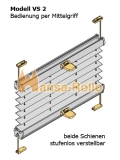 Original Cosiflor Plissee Faltstore Faltrollo auf Ma gefertigt Preisgruppe 3 Uni Verdunkelung/Duette lichtdurchlssig